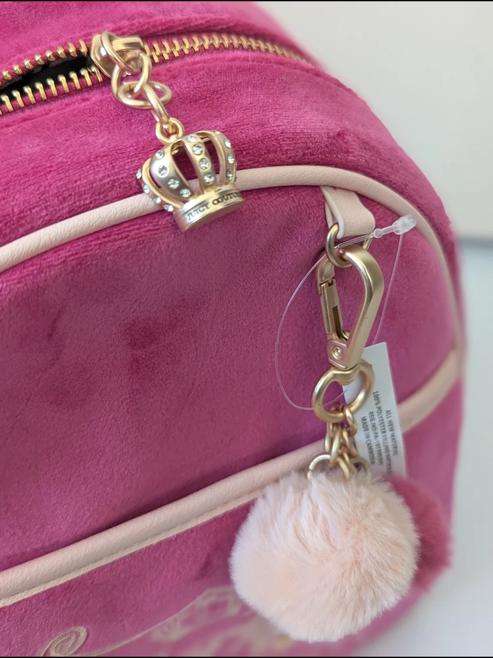 Juicy Couture Scottie Mini New Love Chapter Backpack,  pink